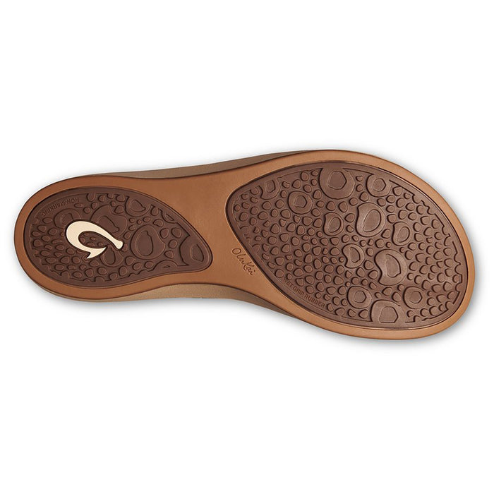Olukai Kaekae Ko'o Sandals - Women's Black/Golden Sand