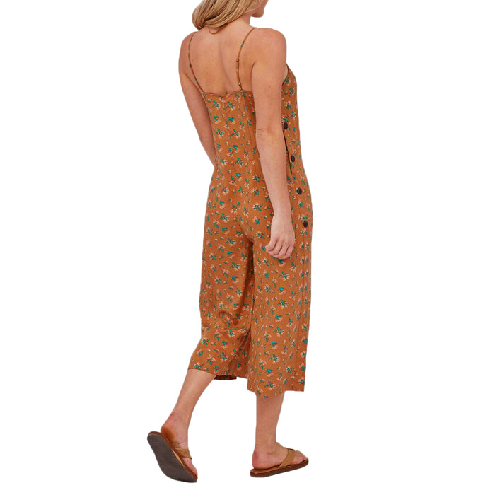 Patagonia June Lake Jumpsuit - Women's Sweet Peas: Umber Brown
