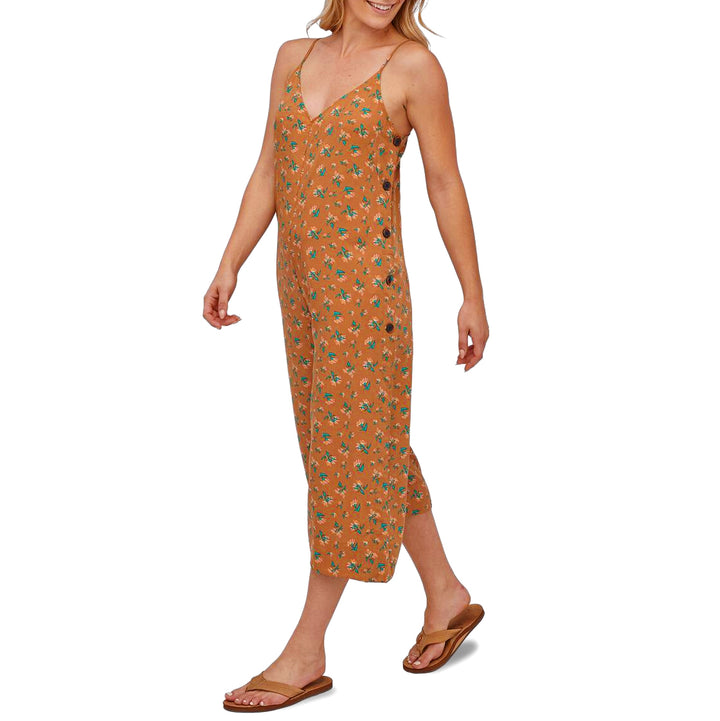 Patagonia June Lake Jumpsuit - Women's Sweet Peas: Umber Brown