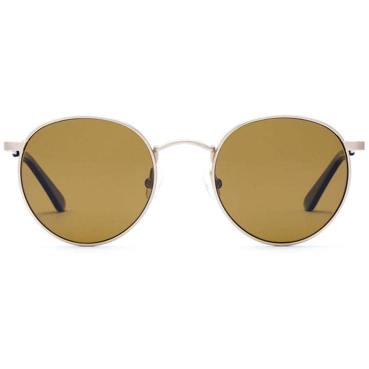 OTIS Flint Sunglasses Brushed Gold/Brown Polar