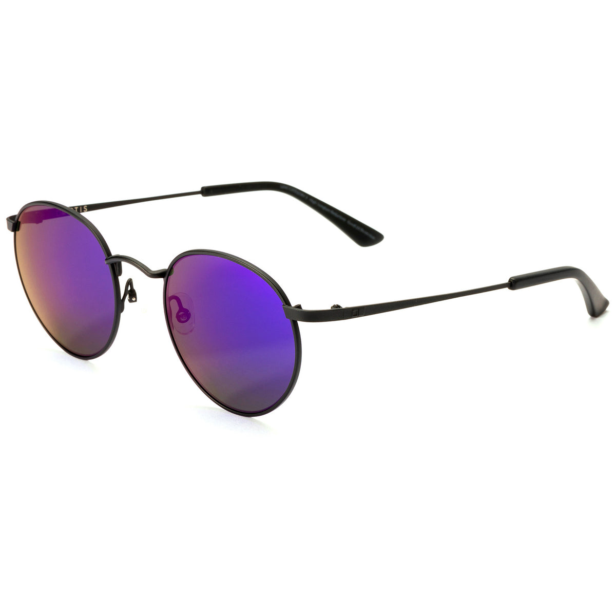 OTIS Flint Reflect Sunglasses Matte Black/Flash Mirror Violet