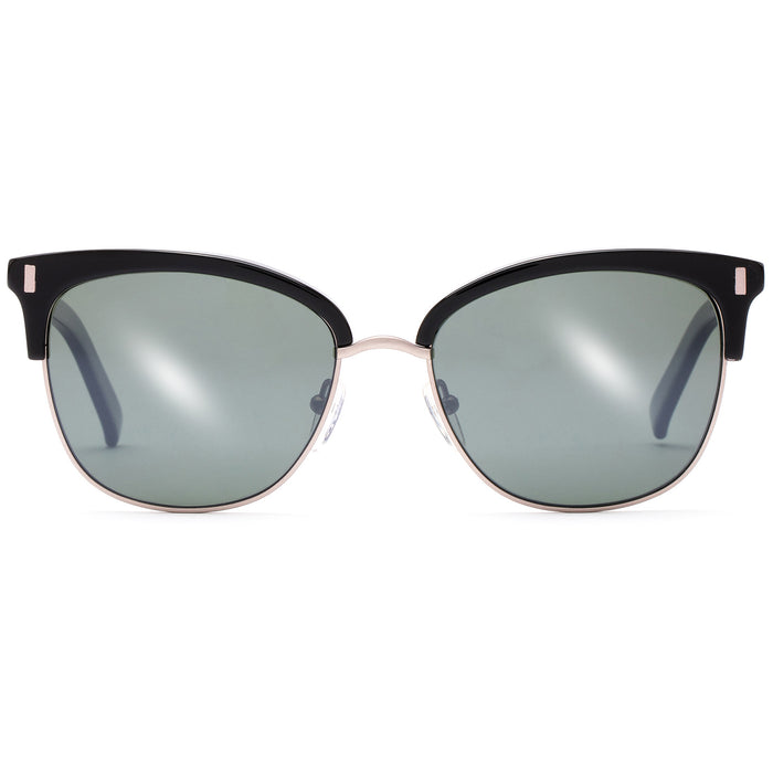 OTIS Little Lies Reflect Sunglasses - Women's Black/Flash Mirror Grey Polar