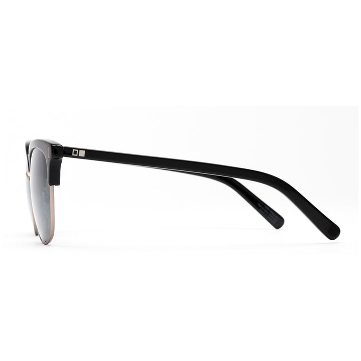 OTIS Little Lies Reflect Sunglasses - Women's Black/Flash Mirror Grey Polar
