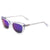 OTIS Suki Reflect Sunglasses - Women's Clear Quartz/Flash Mirror Violet