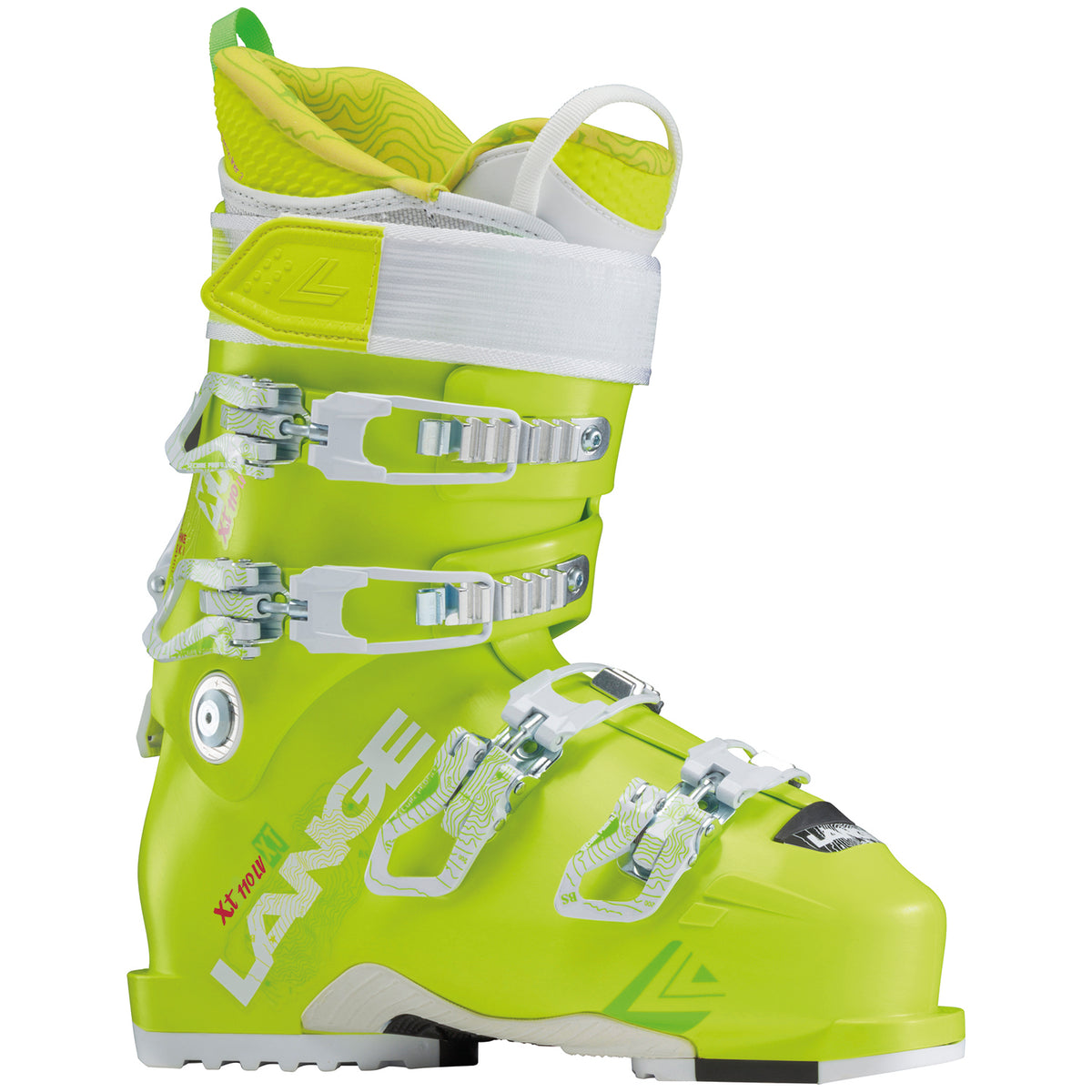 Lange XT 110 W LV Ski Boots - Women's 2019 Lime Green
