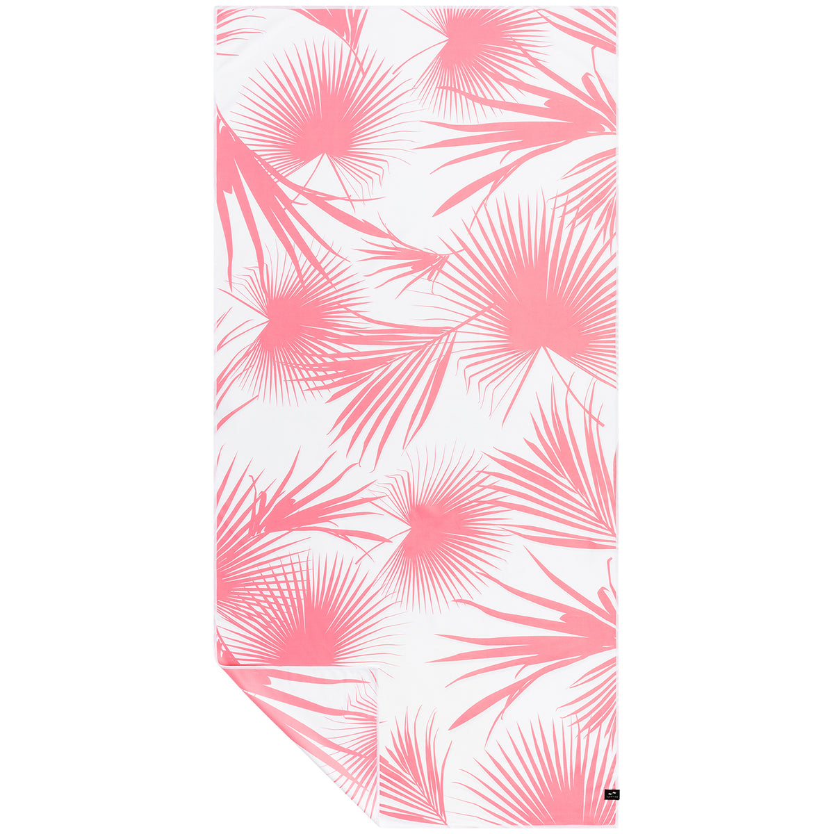 Slowtide Day Palms Travel Towel Pink