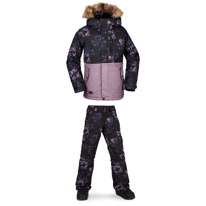 Volcom So Minty Insulated Jacket + Silver Pine Insulated Pants - Girls' 2020