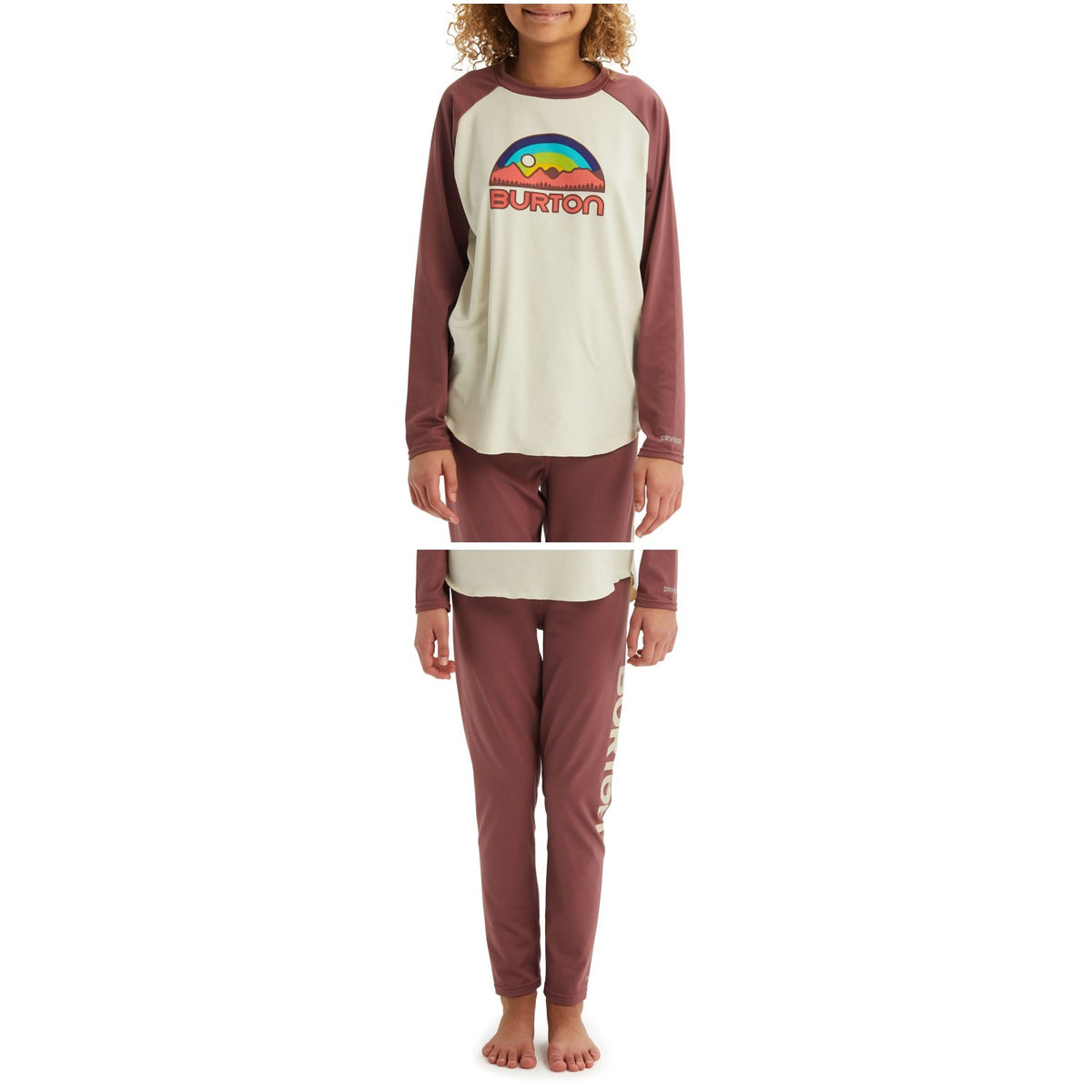 Burton Tech Tee + Midweight Base Layer Pants - Kids'