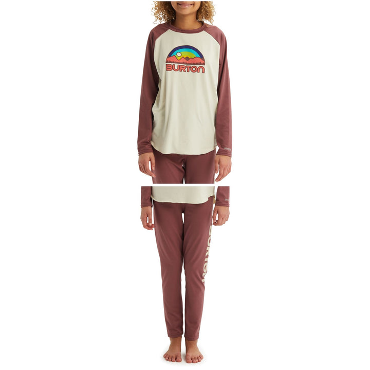 Burton Tech Tee + Midweight Base Layer Pants - Kids'