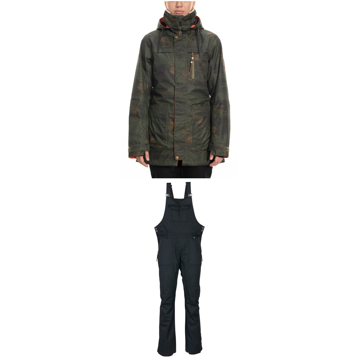 686 Spirit Insulated Jacket + 686 Black Magic Insulated Bibs - Women's