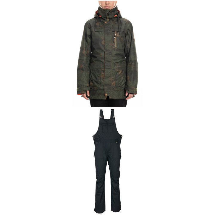 686 Spirit Insulated Jacket + 686 Black Magic Insulated Bibs - Women's