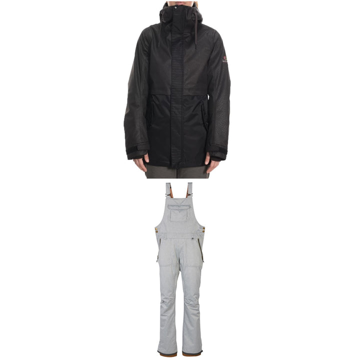 686 Jett Insulated Jacket + Black Magic Insulated Bibs - Women's