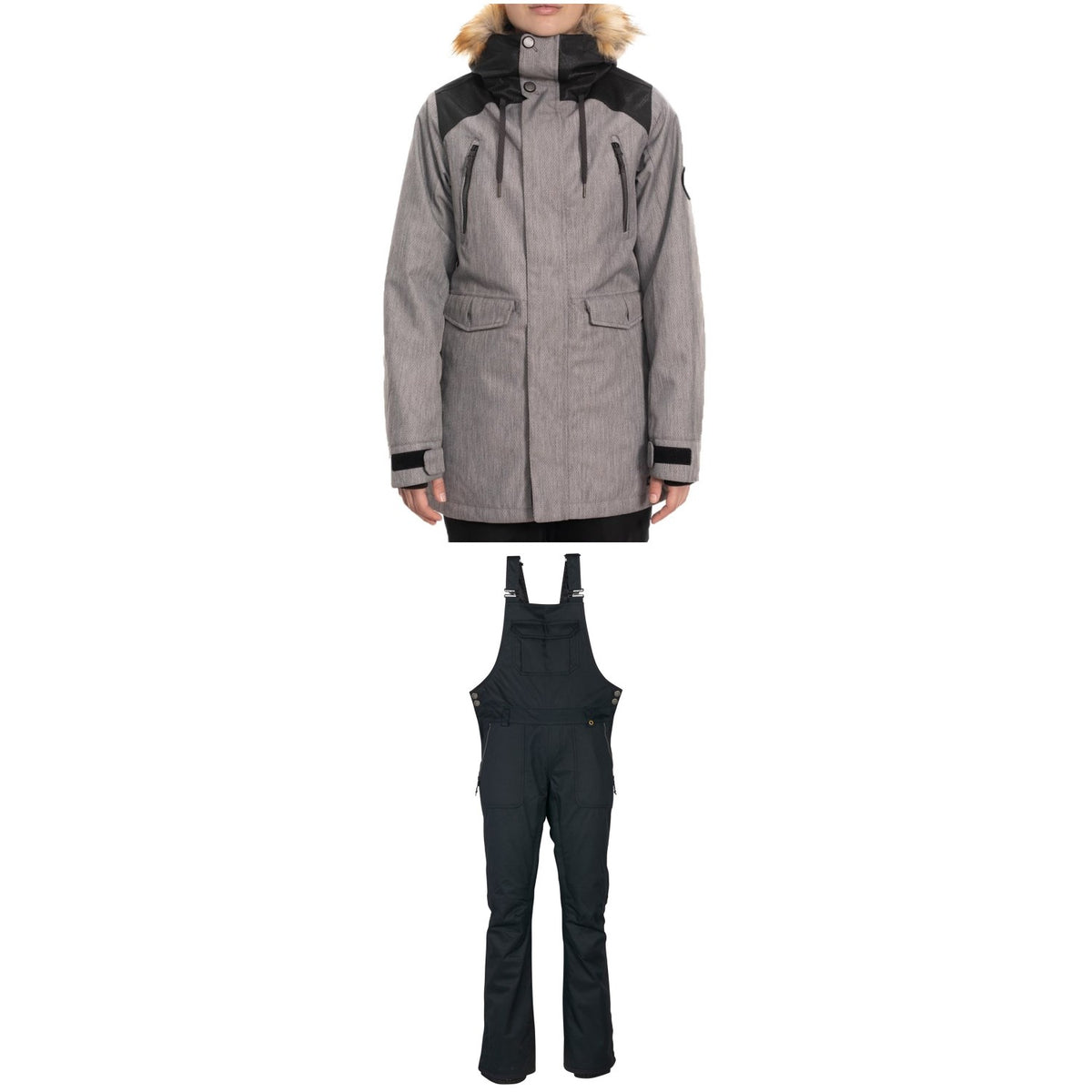 686 Ceremony Insulated Jacket + Black Magic Insulated Bibs - Women's