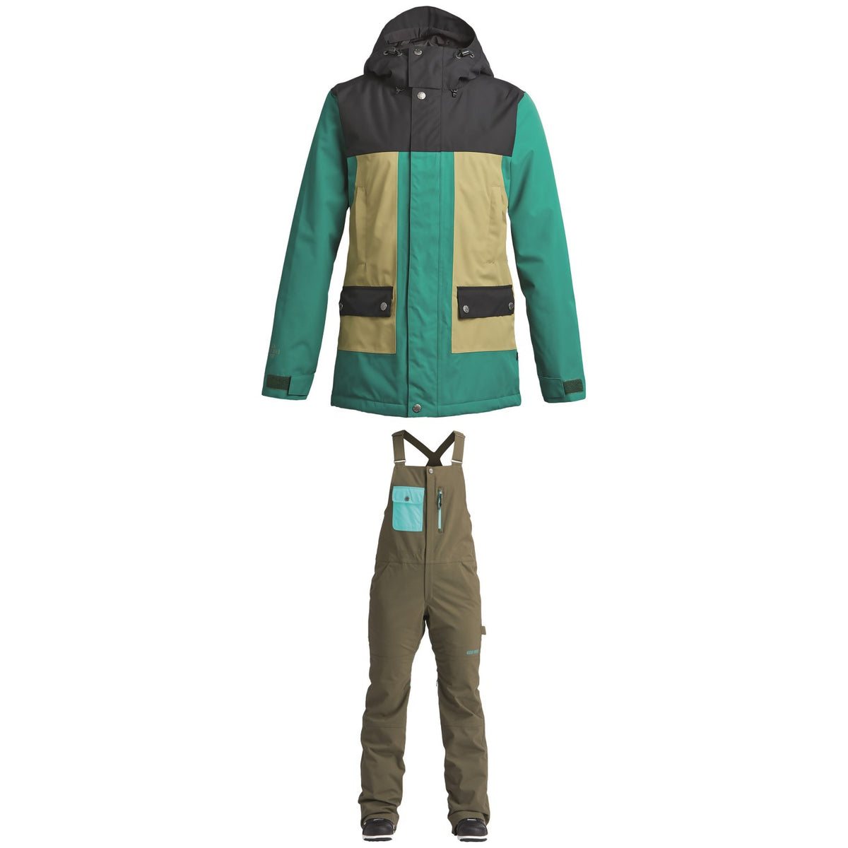 Airblaster Sassy Beast Jacket + Airblaster Sassy Hot Bibs - Women's