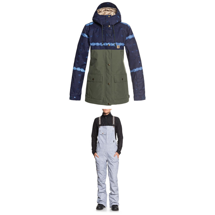 DC Cruiser Jacket + DC Collective Bibs - Women's 2019