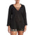 Billabong Same Story Cover Up - Women's Black Pebble