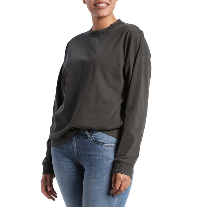 Richer Poorer Relaxed Long-Sleeve T-Shirt - Women's Stretch Limo