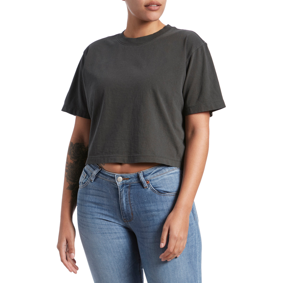 Richer Poorer Relaxed Crop T-Shirt - Women's Stretch Limo