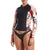 Roxy 1mm Pop Surf Front Zip Long Sleeve Wetsuit Jacket - Women's Black/Terra Cotta