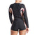 Roxy 1.5mm Pop Surf Front Zip Long Sleeve Springsuit - Women's Black/Terra Cotta