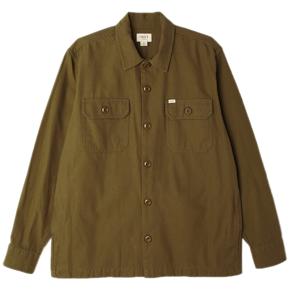 Obey Clothing Ideals Organic Field Woven Shirt Army