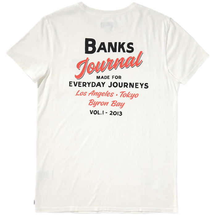 Banks Encore Classic T-Shirt Off White