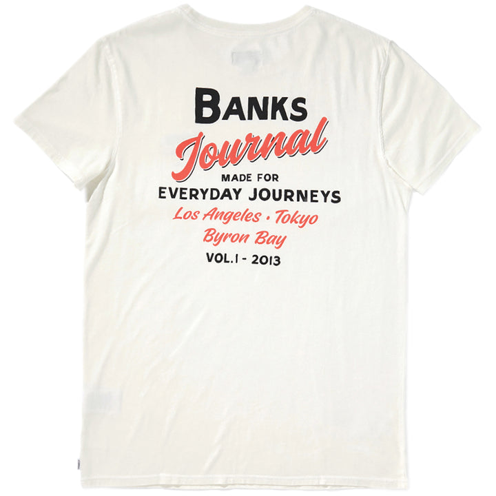 Banks Encore Classic T-Shirt Off White