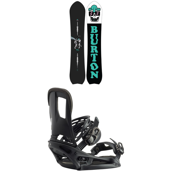 Burton Kilroy Directional Snowboard + Burton Cartel EST Snowboard Bindings 2020