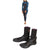 Billabong 4/3 Synergy Back Zip GBS Wetsuit - Women's + Billabong Furnace Synergy 3mm Split Toe Wetsuit Boots - Women's