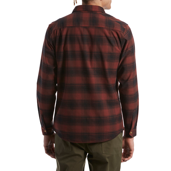 Roark Alpinest Adaptable Long-Sleeve Flannel - Men's Maroon