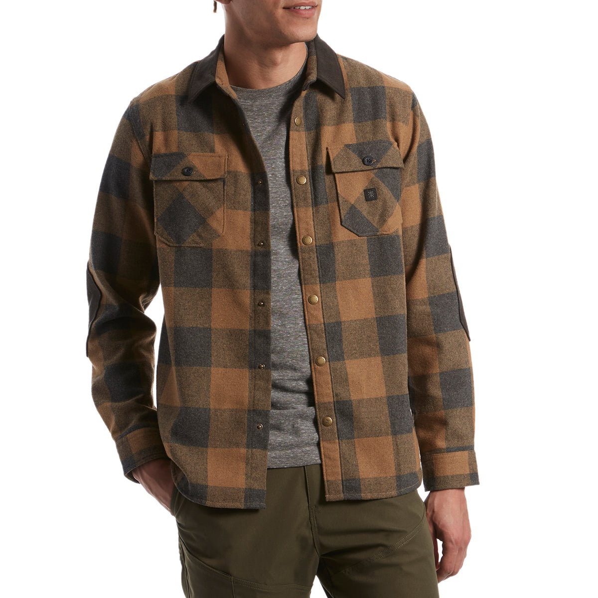 Roark Nordsman Long-Sleeve Shirt - Men's Dark Khaki