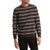 Rhythm Vintage Stripe Knit Sweater Charcoal