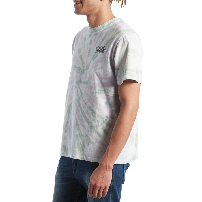 Rhythm Tie Dye T-Shirt Purple Teal