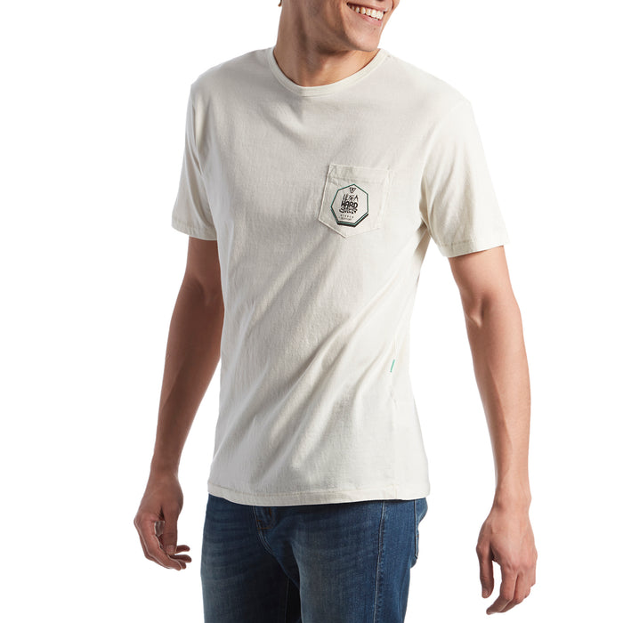 Vissla Backward Fin Beach Grit T-Shirt Bone