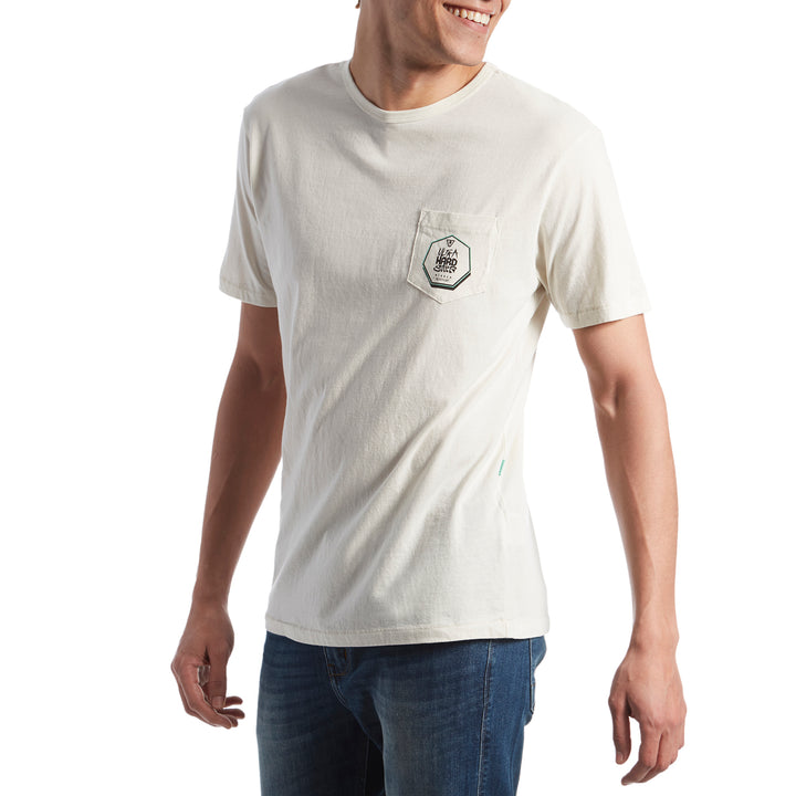 Vissla Backward Fin Beach Grit T-Shirt Bone