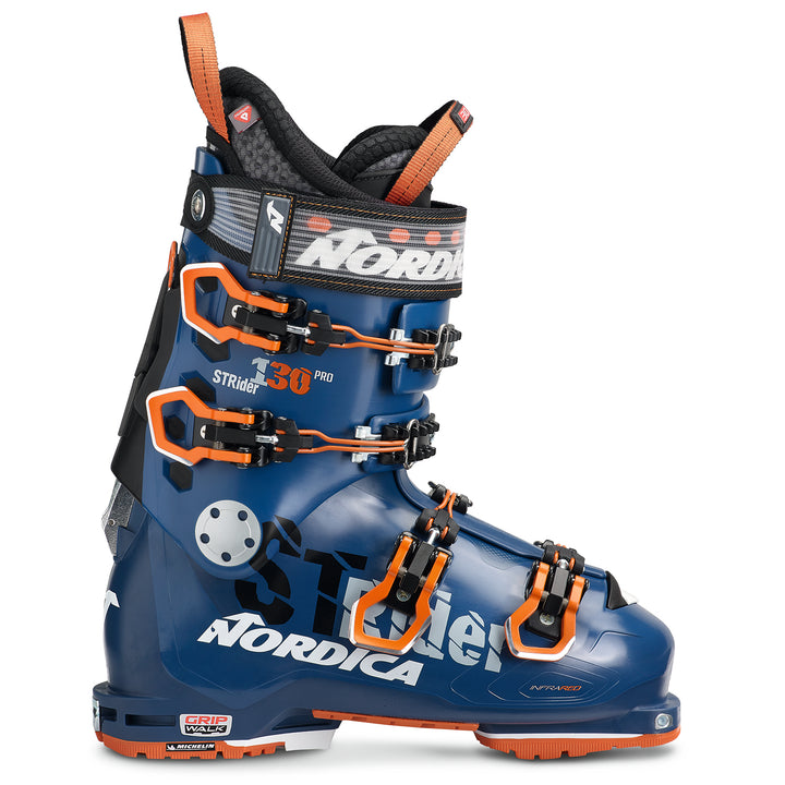 Nordica Strider 130 Pro DYN Alpine Touring Ski Boots 2020 Blue/Orange