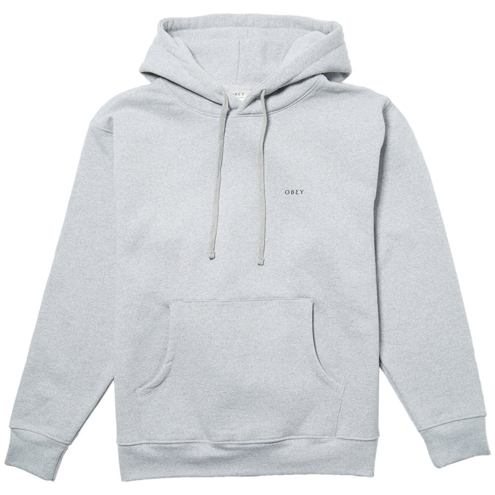 Obey Clothing Geometric Flower 2 Hoodie Ash Grey