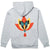 Obey Clothing Geometric Flower 2 Hoodie Ash Grey