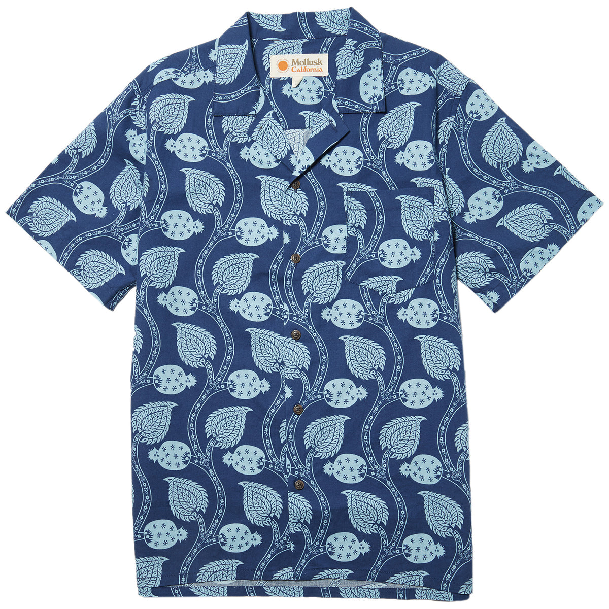 Mollusk Aloha Short-Sleeve Shirt Paisley Pods