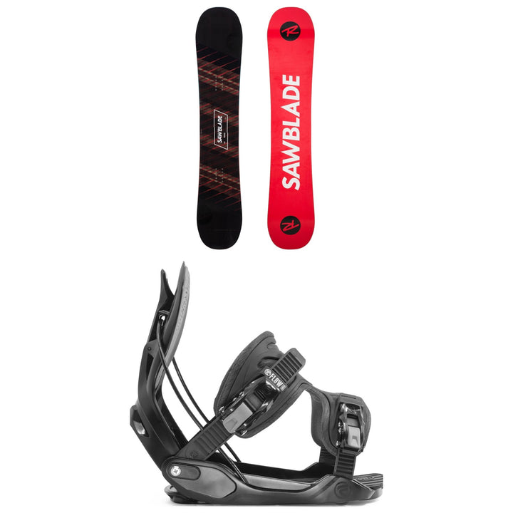 Rossignol Sawblade Snowboard + Flow Alpha Snowboard Bindings 2020