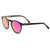 OTIS Omar Reflect Sunglasses Satin Black Clear/Flash Pink Mirror