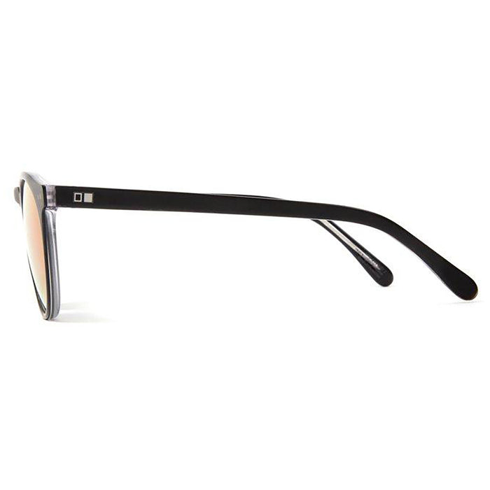 OTIS Omar Reflect Sunglasses Satin Black Clear/Flash Pink Mirror