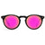 OTIS Omar Reflect Sunglasses Satin Black Clear/Flash Pink Mirror