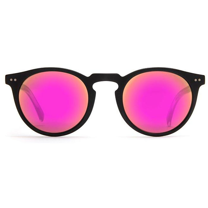 OTIS Omar Reflect Sunglasses Satin Black Clear/Flash Pink Mirror