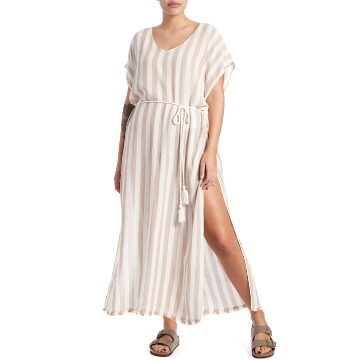 Billabong Wink Away Cover Up Dress - Women's Khaki Sand