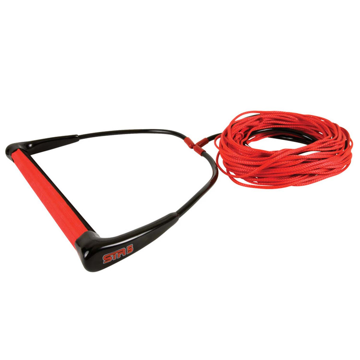 Straight Line STR 5 Handle + Dyneema Core 65 ft Mainline Red