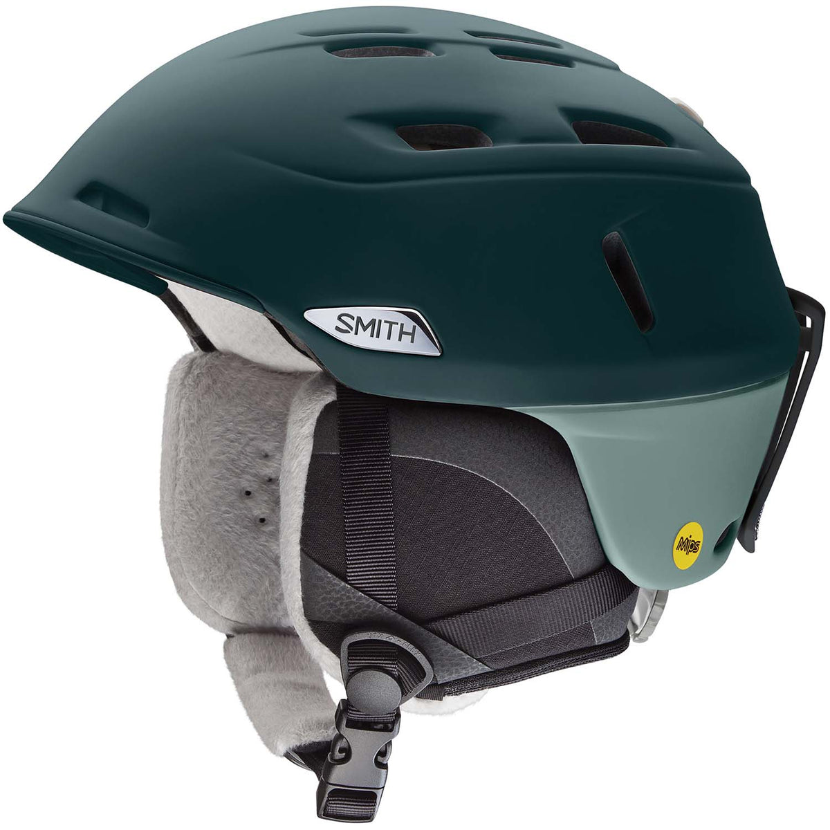 Smith Compass MIPS Helmet - Women's Matte Deep Forest/Saltwater