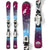 Nordica Little Belle Skis + 4.5 FDT Bindings - Girls' 2019