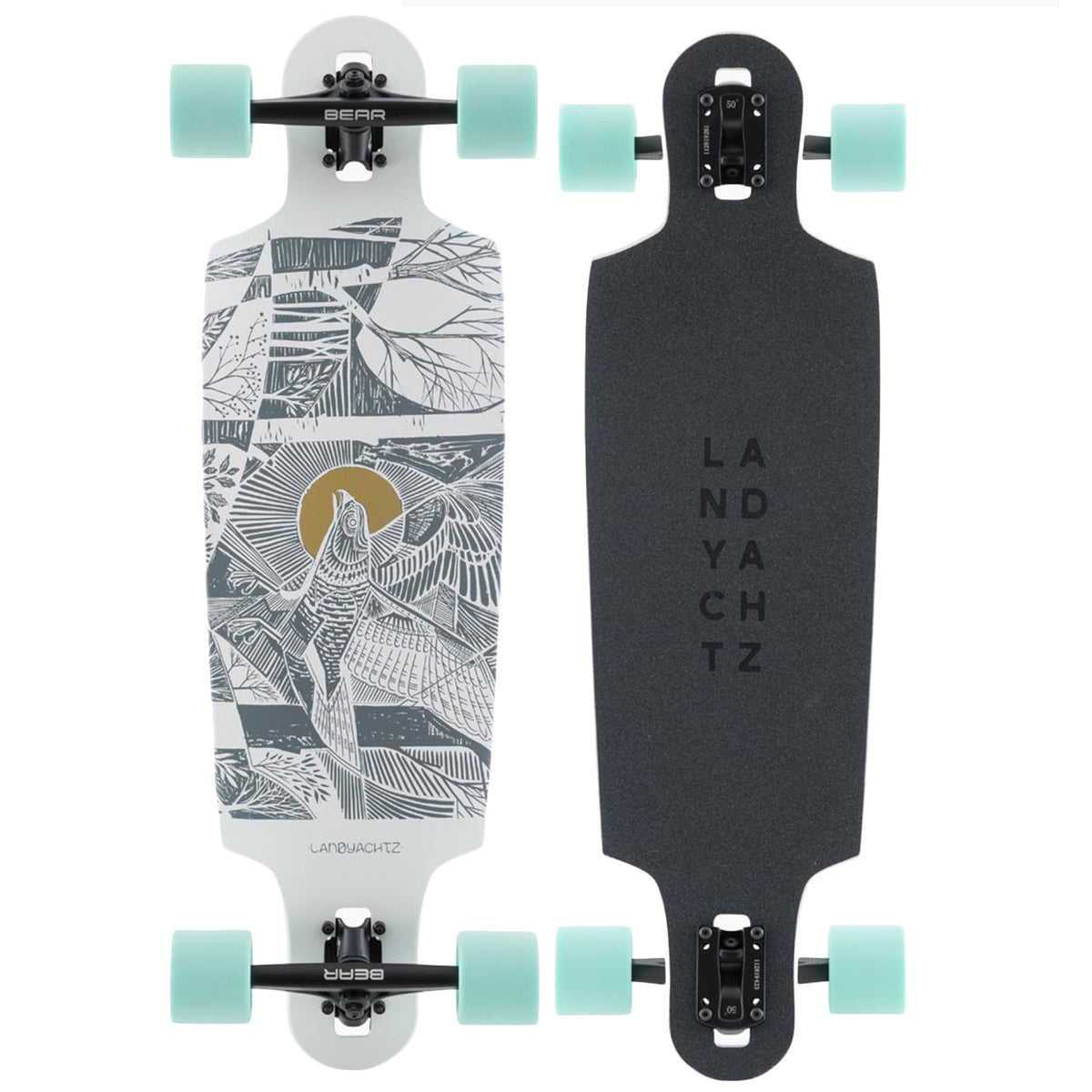 Landyachtz Drop Cat Seeker Longboard Complete