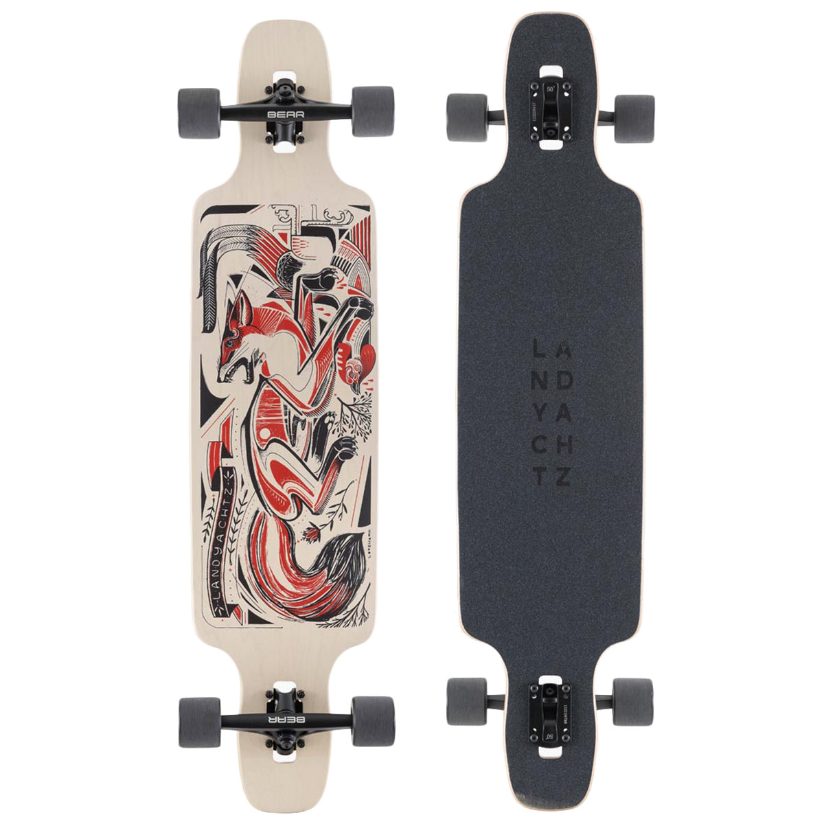Landyachtz Drop Carve Fox Longboard Complete
